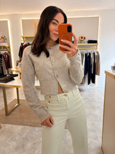 Load image into Gallery viewer, SOFT KNIT BUTTON THROUGH CARDIGAN - ecru
