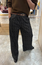 Load image into Gallery viewer, PRINCE OF WALES CHECK WIDE LEG TROUSERS
