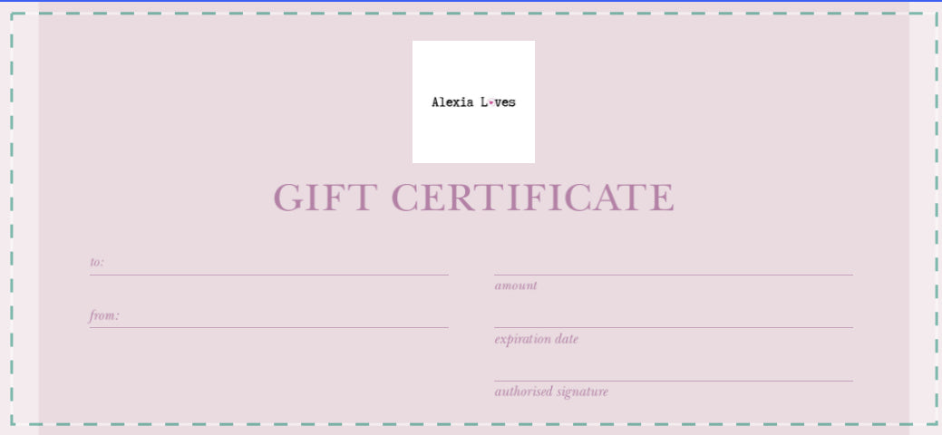 Alexia Loves Gift Card