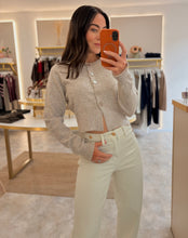 Load image into Gallery viewer, SOFT KNIT BUTTON THROUGH CARDIGAN - ecru
