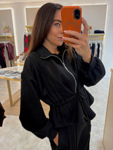 Load image into Gallery viewer, ZIP UP TRACKSUIT - black
