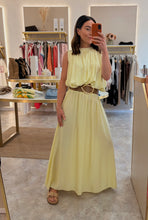 Load image into Gallery viewer, BUBBLE HEM SKIRT CO-ORD - butter yellow
