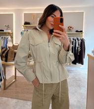 Load image into Gallery viewer, STONE DRAWSTRING UTILITY JACKET
