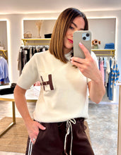 Load image into Gallery viewer, BUCKLE DETAIL SHORT SLEEVE KNIT
