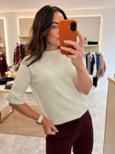 Load image into Gallery viewer, ELBOW LENGTH FRILL SLEEVE KNIT - cream
