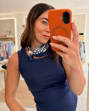 Load image into Gallery viewer, SCOOP NECK CLOSE FIT VEST- navy

