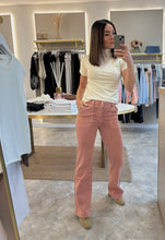 Load image into Gallery viewer, DUSKY PINK POCKET JEANS
