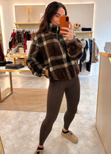 Load image into Gallery viewer, BROWN CHECKED FLEECE
