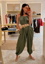 Load image into Gallery viewer, BALLOON STYLE SUMMER JUMPSUIT - khaki
