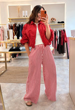 Load image into Gallery viewer, RED STRIPE POCKET TROUSERS
