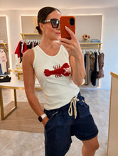 Load image into Gallery viewer, LOBSTER SEQUIN RIB VEST
