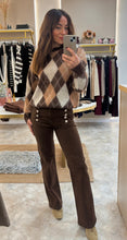 Load image into Gallery viewer, MOHAIR ARGYLE KNIT JUMPER
