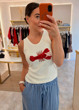 Load image into Gallery viewer, LOBSTER SEQUIN RIB VEST
