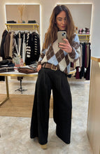 Load image into Gallery viewer, CHARCOAL SOFT TOUCH WIDE LEG TROUSERS

