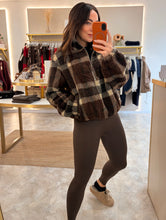 Load image into Gallery viewer, BROWN CHECKED FLEECE
