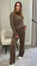 Load image into Gallery viewer, CHOCOLATE CABLE KNIT COORD
