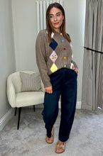 Load image into Gallery viewer, THE ARGYLE KNIT CARDIGAN
