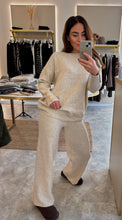Load image into Gallery viewer, COSY KNIT LOUNGE SET WITH GOLD BUTTON CUFF
