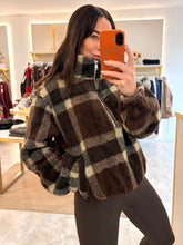 Load image into Gallery viewer, BROWN CHECKED FLEECE
