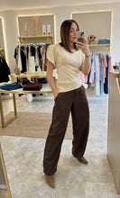 Load image into Gallery viewer, SCULPTED SPLIT SLEEVE ASYMMETRIC SCUBA TOP
