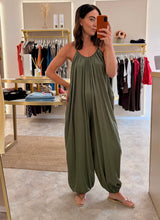 Load image into Gallery viewer, BALLOON STYLE SUMMER JUMPSUIT - khaki

