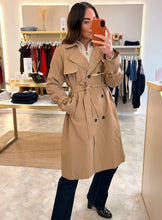 Load image into Gallery viewer, CAMEL MID LENGTH BELTED MAC

