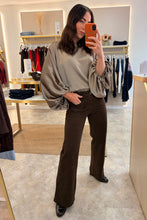 Load image into Gallery viewer, SATIN BATWING TOP - mushroom
