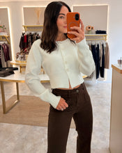 Load image into Gallery viewer, SOFT KNIT BUTTON THROUGH CARDIGAN - white

