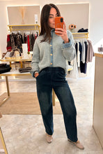 Load image into Gallery viewer, SOFT DENIM ELASTICATED WAIST BARREL JEAN JOGGER
