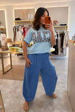 Load image into Gallery viewer, BLUE CIAO MOTIF TSHIRT
