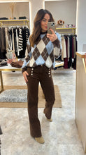 Load image into Gallery viewer, MOHAIR ARGYLE KNIT JUMPER
