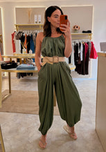 Load image into Gallery viewer, BALLOON STYLE SUMMER JUMPSUIT - khaki
