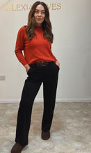Load image into Gallery viewer, BURNT ORANGE  SOFT TOUCH KNIT JUMPER
