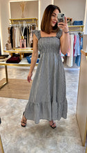 Load image into Gallery viewer, GINGHAM MIDI DRESS
