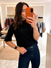 Load image into Gallery viewer, ELBOW LENGTH FRILL SLEEVE KNIT - black

