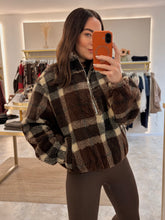 Load image into Gallery viewer, BROWN CHECKED FLEECE
