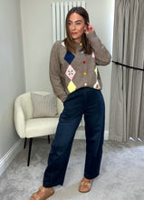 Load image into Gallery viewer, THE ARGYLE KNIT CARDIGAN
