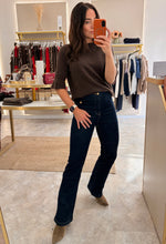 Load image into Gallery viewer, ELBOW LENGTH FRILL SLEEVE KNIT - brown
