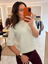 Load image into Gallery viewer, ELBOW LENGTH FRILL SLEEVE KNIT - cream

