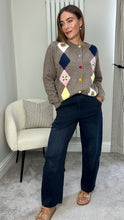 Load image into Gallery viewer, THE ARGYLE KNIT CARDIGAN
