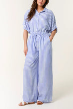 Load image into Gallery viewer, PAPERBAG WAIST PINSTRIPED TROUSER
