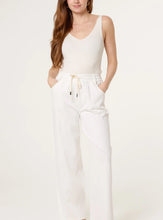 Load image into Gallery viewer, ELASTIC STRING TIE WIDE LEG TROUSERS
