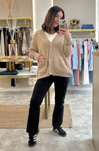 Load image into Gallery viewer, MOCHA SLOUCH CARDIGAN
