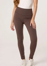 Load image into Gallery viewer, FLEECE-LINED WIDE WAISTBAND LEGGING
