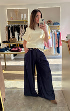 Load image into Gallery viewer, SCULPTED SPLIT SLEEVE ASYMMETRIC SCUBA TOP
