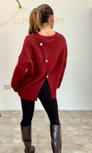 Load image into Gallery viewer, HEART BUTTON BACK KNIT
