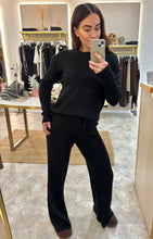 Load image into Gallery viewer, BLACK CABLE KNIT COORD
