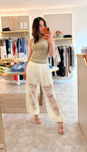 Load image into Gallery viewer, OFF WHITE SHEER LACE BALLOON TROUSER
