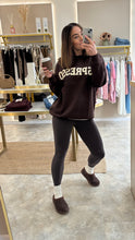 Load image into Gallery viewer, ESPRESSO SLOGAN SWEATSHIRT
