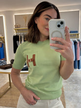Load image into Gallery viewer, H BUCKLE DETAIL FINE KNIT TOP
